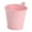 Pink, variant on WINDLAND Mini Flower Pot with Handle Metal Barrel Planter Succulent Garden Yard Fence