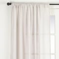 thumbnail image 2 of Saro Lifestyle C082.E5484 54 x 84 in. Nali Rod Pocket Semi Sheer Window Curtain Panel, Ecru, 2 of 5