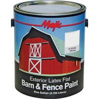 Barn And Fence Paint Product Image Paint Ltx Flt Wht Barn Fnce Ga