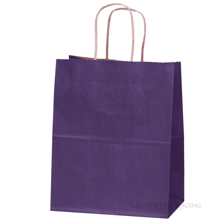 Small Purple Kraft Bags 24ct