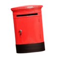 thumbnail image 5 of deevoka Wall Mounted Mailbox Charity Collection Donation Box for Contest Fundraising Red, 5 of 9