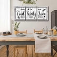 thumbnail image 3 of kitchen Wall Art for Dining Room Decor Signs,Canvas Prints Kitchen Wall Decoration Sign,Rustic Farmhouse Home Living Room for Bedroom Wall Decor Artwork (White-Food, 12 X 15 X 3), 3 of 6