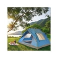 thumbnail image 4 of Extra-Large Tent With Mesh Screen, 4-Person (Blue), Lightweight Family Tent|Quick Setup For Park Picnics, 4 of 8