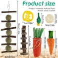 thumbnail image 2 of 16 PCS Rabbit Chew Toys and Bunny Toys, Large Natural Loofah for Teeth Grinding, 2 of 7