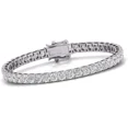 thumbnail image 5 of Emma Jewelry Round Cut Natural Diamonds Tennis Bracelet in 14K White/Yellow Gold, 10 Ct., 5 of 5