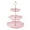 Pink, variant on Cupcake Stand,Dessert Stands, 3 Tier Serving Tray, 3-Layer 14x12x10 In Dessert Tower for Parties, Weddings, Tea Parties & Living Room