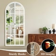thumbnail image 5 of NeuType 32" x 71" White Modern Floor Mirror, 5 of 7