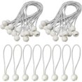 thumbnail image 1 of 2025 50 Pieces Bungee Cords, Bungee Cord Ball, Bungee Cord, Bungee Cord with Ball, Bungee Cord for Tents, Camping, 1 of 5