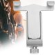 thumbnail image 4 of Soporte universal para teléfono móvil de ciclismo para bicicletas, seguro y ajustable, soporte para teléfono de bicicleta de aluminio plateado, 4 of 8
