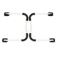 thumbnail image 1 of Weiweiguan 2Pcs Folding Bed Table Legs Sturdy Bed Computer Desk Legs Table Stands, 1 of 7