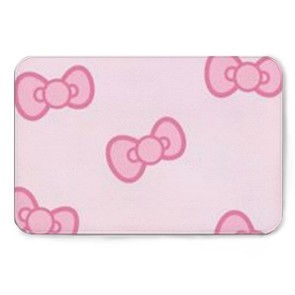 Hello Kitty Funny Welcome Doormat Non-Slip mat Gift mat Personalized Home Decor mats for Indoor Kitchen Entrance Rugs and Mats 16x24 Inch