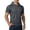 Dark Gray, variant on Maean Mens Sun Protection Hoodie Shirts Short Sleeve Lightweight Quick Dry Hiking Running Athletic Shirt