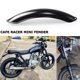 thumbnail image 2 of DKMOTORK 0061 Guardabarros delantero para motocicleta Cafe Racer negro, 2 of 4