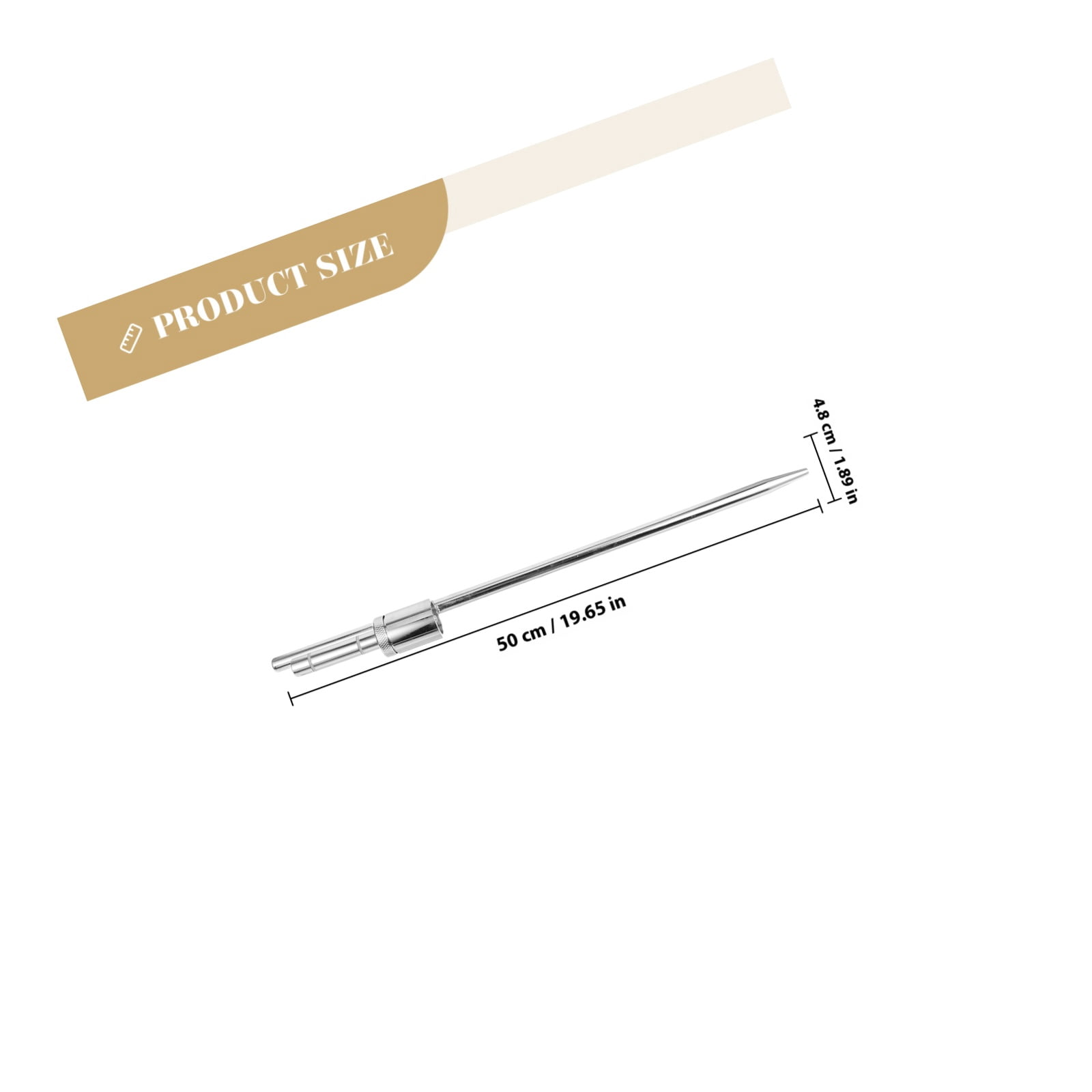 ELAYARD Metal Outdoor Flagpole Stand with Heavy Duty Stable Base for Party, Event, and Garden Flags