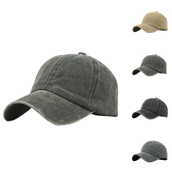 Vintage Washed Baseball Cap Adjustable Distressed Baseball Hat Trucker Hat for Women Men