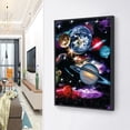 thumbnail image 4 of Cuadros Decorativos Cuadro de Kit de mosaico DIY de pintura de diamante redondo de taladro completo del universo del planeta Sywqhk Nuevos Originales, 4 of 9
