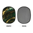 thumbnail image 2 of Sikiie Green Marble Silicone Pot Holders, Oven Mitts Heat Resistant Hot Pads, Non Slip Pot Holder for Kitchen Baking and Cooking 9.4 x 7.5 Inches, 2 of 7