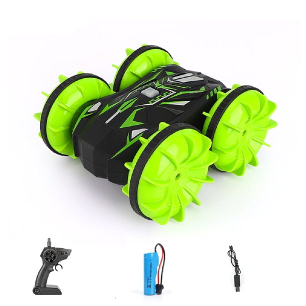 D878 120 2.4G RC Stunt Car Land Water Double Side Remote Control