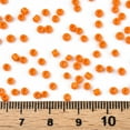 thumbnail image 5 of 12/0 Opaque Colours Round Glass Seed Beads Dark Orange Size: about 2mm in diameter hole:1mm about 3303pcs/50g, 5 of 6