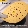 thumbnail image 3 of Mirka Abrasives 235MF800  235MF800; Gold Multifit 5 Grip 42H P800, 3 of 6