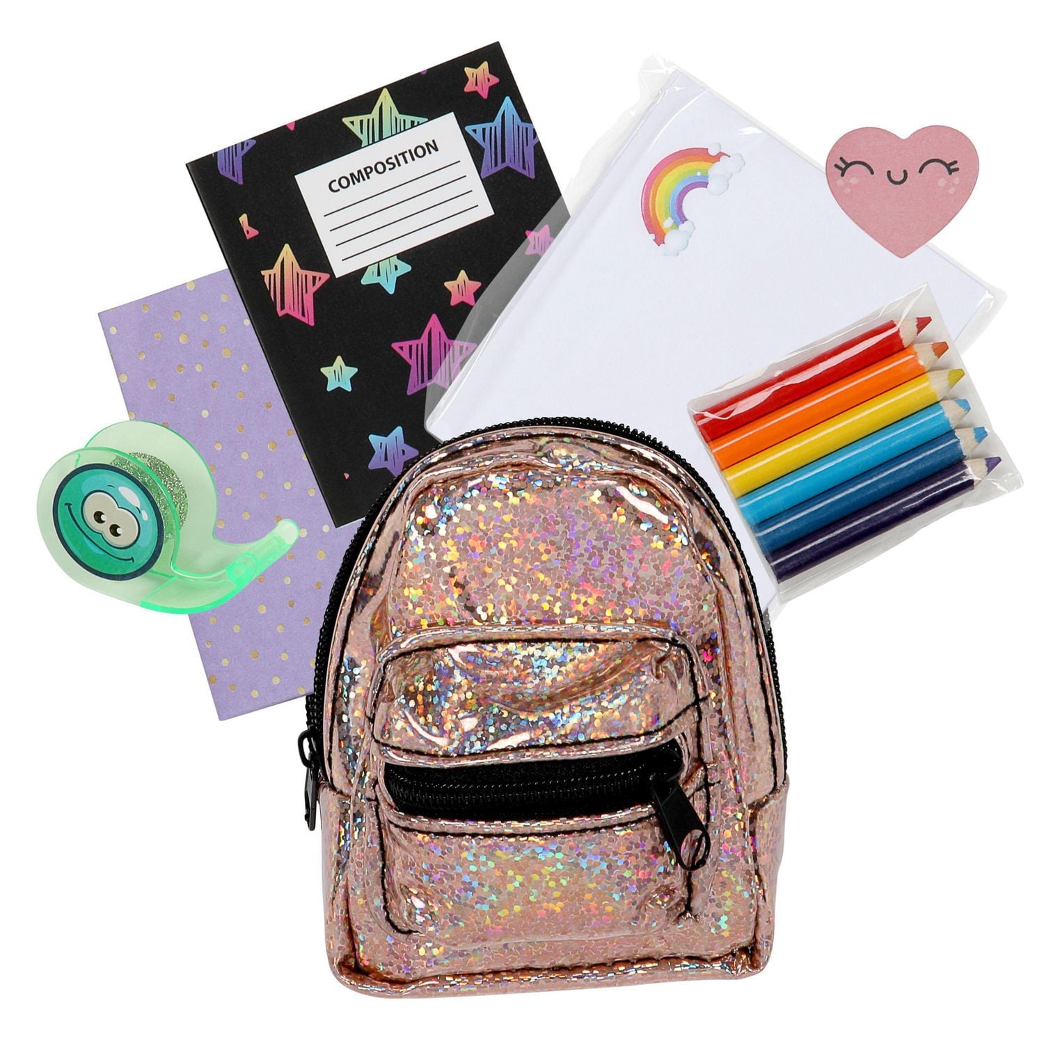 Real Littles - Collectible  micro Backpack with 6 stationery surprises inside!