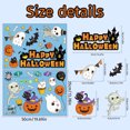 thumbnail image 3 of Halloween Themed Static Window Clings, Reusable Seasonal Decals for Indoor Glass & Mirror Holiday Halloween Decoration, 3 of 4