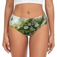 thumbnail image 1 of Fotbe Nature Hand Daisies Art Calzones Estampados para Mujer – Ropa Interior de Algodón, Cómoda, Suave y Elástica-3X-Large, 1 of 6