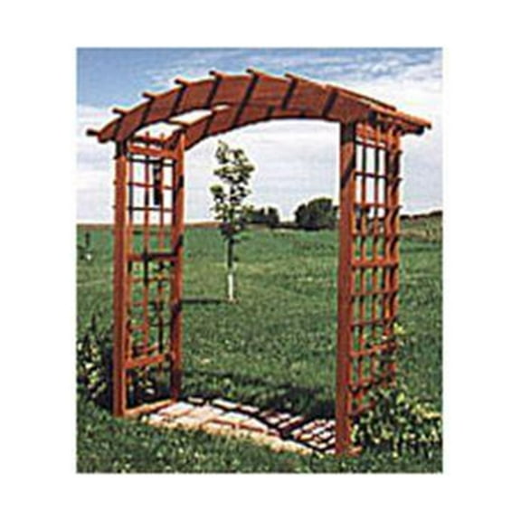 Woodcraft Project Paper Plan To Build Archway Arbor - Material Not Included