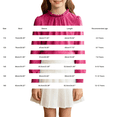 thumbnail image 4 of HIPYLO Thermal Tops for Girls Tops Teens Girls Size 8 Long Sleeve Tops Kids Christmas Shirts Cropped Shirts Toddler Clothes Girls 3t Girls Clothes 18, Orange 11-12 Years, 4 of 7