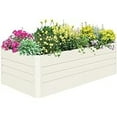 thumbnail image 4 of Bingirl 8x4x2 FT Galvanized Beige Raised Garden Bed, 4 of 5
