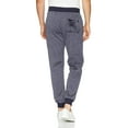 thumbnail image 2 of Ma Croix Mens Marled Jogger Pants Basic Brushed Fleece Solid Sweatpants, 2 of 2