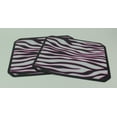 thumbnail image 2 of Set of 2 Pink Safari Zebra Striped Plasticlear Utility Mats, 2 of 3