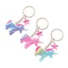 Claire's Girl's Best Friends Forever Fuzzy Unicorn Keychains 3 Pack