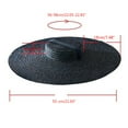 thumbnail image 3 of Ysmooiuy Sunshades Straw Weaving Hat Ladies Anti-Uv Fisherman Hat Seaside Travel Shopping Camping Sunproof Hat, 3 of 9