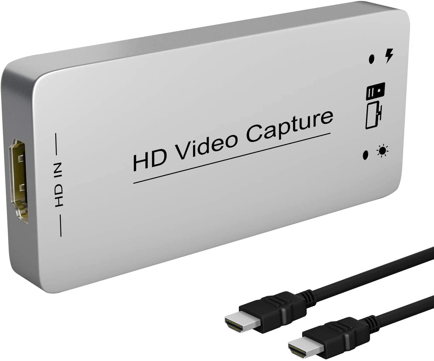 DIGITNOW Video Capture Card 4K HDMI Video Capture Device with Loop Out Support Windows、Android and MacOS Full HD 1080P Live Streaming Video Recorder Converter 