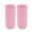 Pink, variant on 2Pcs Silicone Travel Bottle Covers Elastic Reusable Bottle Cap Protectors Leak Proof Sleeves For Travel Camping Containers(White-7.5Cm)