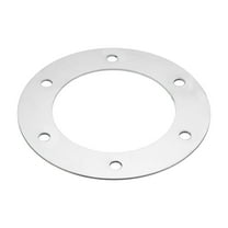 Uxcell 4" (102mm) ID Duct Connector Flange, Stainless Steel Flat Straight Pipe Exhaust Flange Duct Mounting Plate