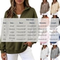 thumbnail image 3 of GUACER Long Sleeve Sweatshirts for Women Stand Collar Trendy Sport Loose Pullover Tops with Pockets, 3 of 9