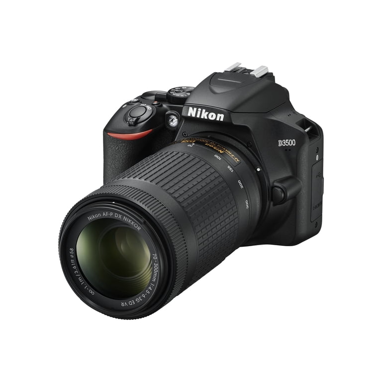 Nikon D3500 DSLR with AF-P DX Nikkor 18-55mm f/3.5-5.6G VR Lens