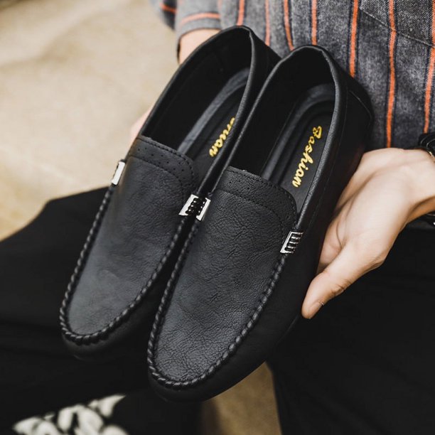 Zapatos de hombre, mocasines casuales de primavera, zapatos de conducción sin cordones, zapatos de hombre populares, zapatos de verano ligeros y de moda