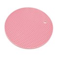 thumbnail image 1 of Tapis Résistant à la Chaleur Antidérapant en Caoutchouc, Coussin Rond Coloré, Tapis en Silicone Antidérapant pour Pot, 1 of 4