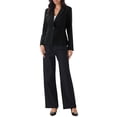 thumbnail image 2 of INSPIRE CHIC Women's Business Blazer Lapel Collar Long Sleeve Work Office Suit Jacket S Black, 2 of 5