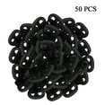 thumbnail image 2 of Fdelink Plastic Cord Lock,Spring Toggle,Plastic Cord Lock End Toggle Double Hole Spring Stopper Fastener Slider Toggles,Black Adjuster,50X Spring Buckle, 2 of 3