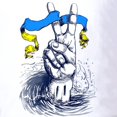 thumbnail image 3 of CafePress - Pro Ukraine Support Ukrainian Flag Peac Golf Shirt - Golf Shirt, Pique Knit Golf Polo, 3 of 4