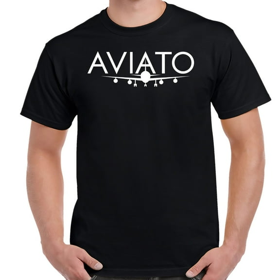 Aviato Logo Black Adult Shirt-Large