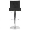 thumbnail image 5 of Adjustable Tufted Accent Trimmed Back Barstool-Black Fabric, 5 of 5