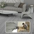 thumbnail image 2 of Vinyl Flooring Roll PVC Thickened Peel and Stick Floor Wood Plank Self Adhesive Flooring DIY 23.6" X 196" Dark Gray, 2 of 7