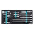 thumbnail image 1 of DURATECH 22-Piece Drive Tool Accessory Set, Including 1/4 3/8 1/2 Extension Bars, Socket Adapters, Universal Joints, Spark Plug Sockets, Professional Socket Accessories,, 1 of 7