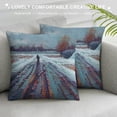 thumbnail image 3 of Orinice Snow Graphic Decorative Cushion Throw Pillow Cover for Home Couch, Living Room, Bed, Sofa Square Winter High-Quality 1PC 18x18in, 3 of 5