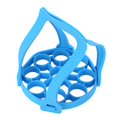 thumbnail image 2 of Rejilla para vaporizador de huevos yuxing silicona 9 orificios almohadilla aislamiento térmico azul, 2 of 5